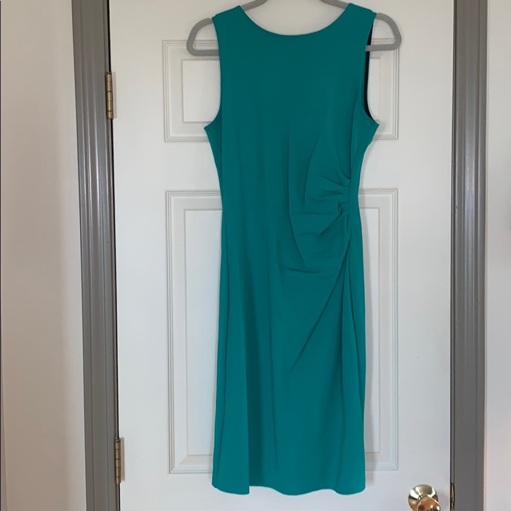 Kenneth Cole New York Green Zip Dress